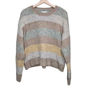 American Eagle Striped Multicolor Sweater
